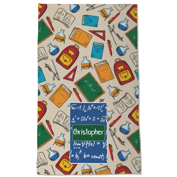 Math Lesson Kitchen Towel - Poly Cotton - Full Front