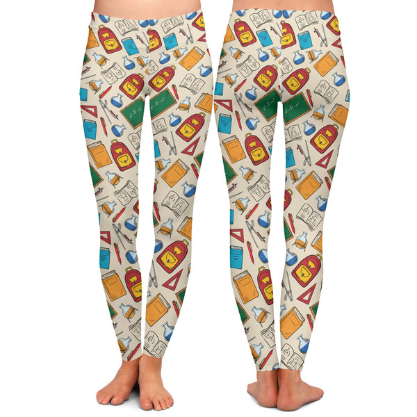 Math Lesson Ladies Leggings - Front and Back