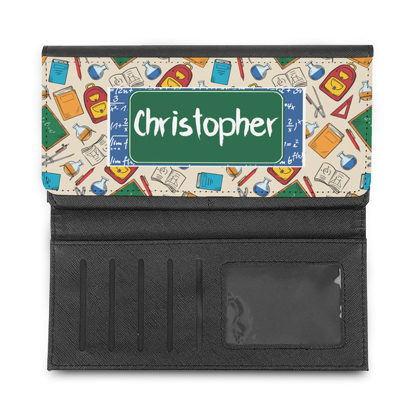 Math Lesson Ladies Wallet - Half Way Open