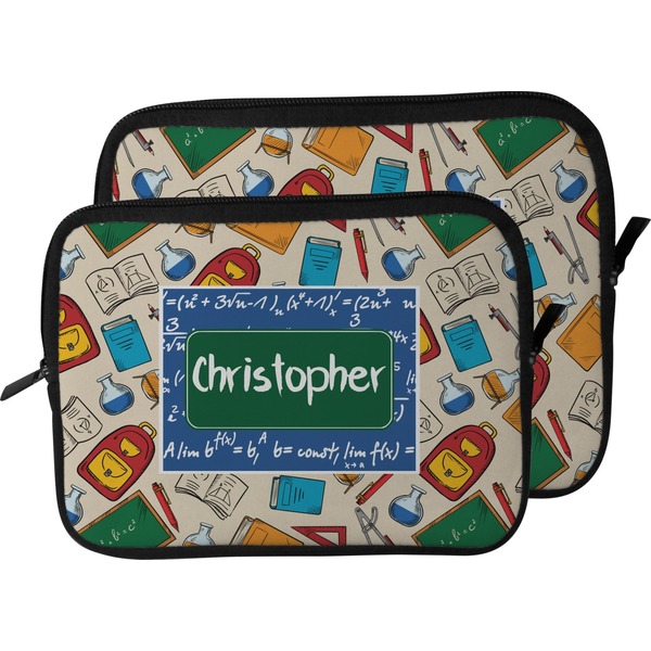 Math Lesson Laptop Sleeve (Size Comparison)