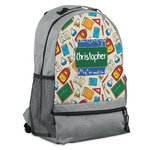Math Lesson Backpack - Grey (Personalized)