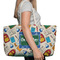 Math Lesson Large Rope Tote Bag - In Context View