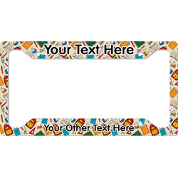 Math Lesson License Plate Frame (Personalized)