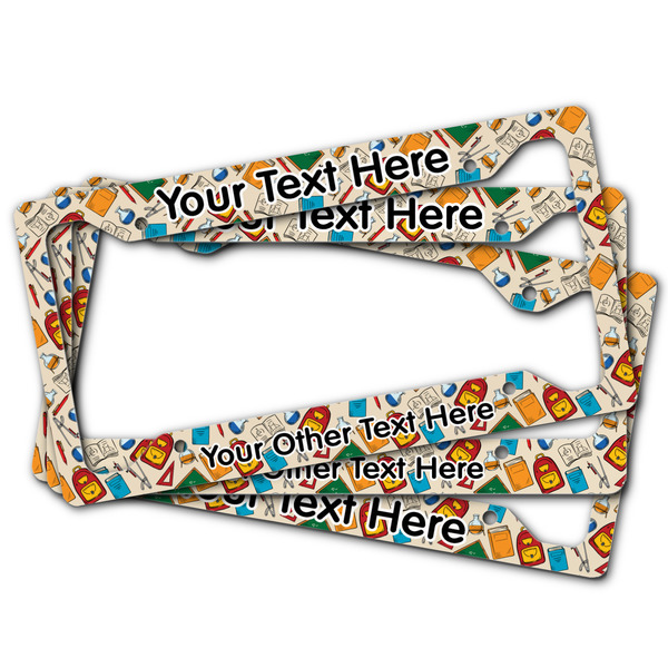 Math Lesson License Plate Frames - (PARENT MAIN)