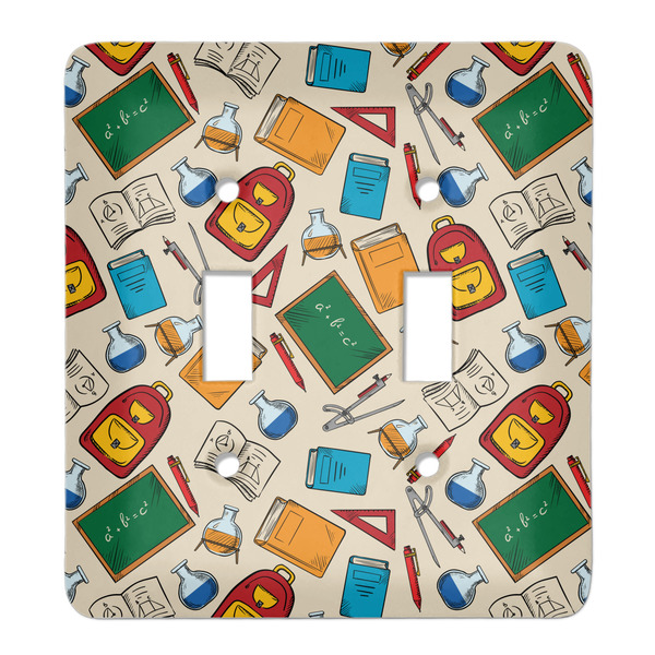 Custom Math Lesson Light Switch Cover (2 Toggle Plate)