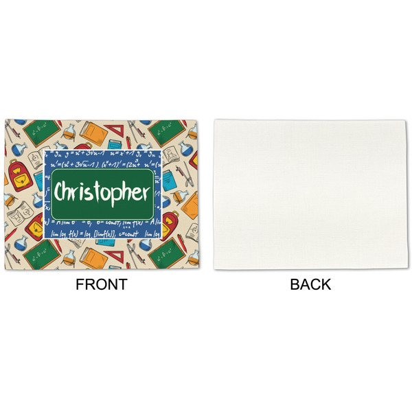Math Lesson Linen Placemat - APPROVAL Single (single sided)