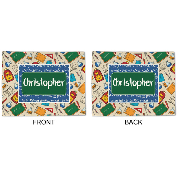 Math Lesson Linen Placemat - APPROVAL (double sided)