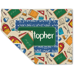Math Lesson Double-Sided Linen Placemat - Single w/ Name or Text