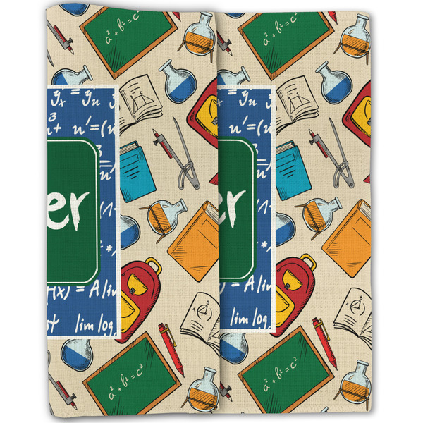 Math Lesson Linen Placemat - Folded Half (double sided)
