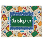 Math Lesson Single-Sided Linen Placemat - Single w/ Name or Text