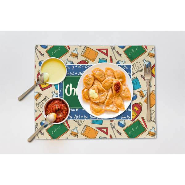 Math Lesson Linen Placemat - Lifestyle (single)