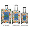 Math Lesson Luggage Bags all sizes - With Handle