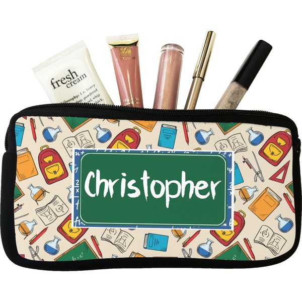 Custom Math Lesson Makeup / Cosmetic Bag (Personalized)