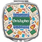 Math Lesson Compact Makeup Mirror (Personalized)