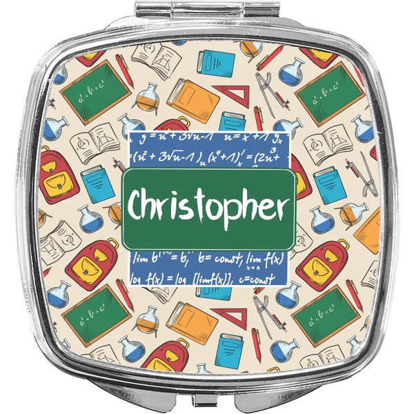 Custom Math Lesson Compact Makeup Mirror (Personalized)