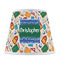 Math Lesson Poly Film Empire Lampshade - Front View