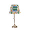 Math Lesson Poly Film Empire Lampshade - On Stand
