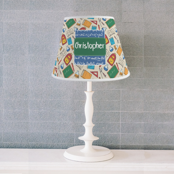 Math Lesson Poly Film Empire Lampshade - Lifestyle