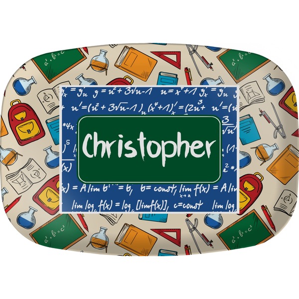 Custom Math Lesson Melamine Platter (Personalized)