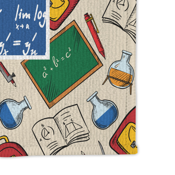 Math Lesson Microfiber Dish Rag - DETAIL