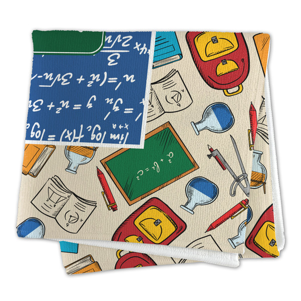 Math Lesson Microfiber Dish Rag - FOLDED (square)