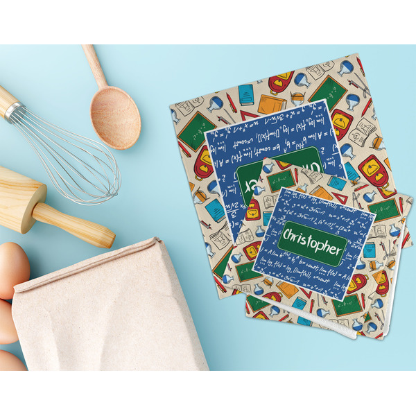 Math Lesson Microfiber Dish Rag - LIFESTYLE