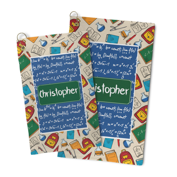 Math Lesson Microfiber Golf Towel - PARENT/MAIN