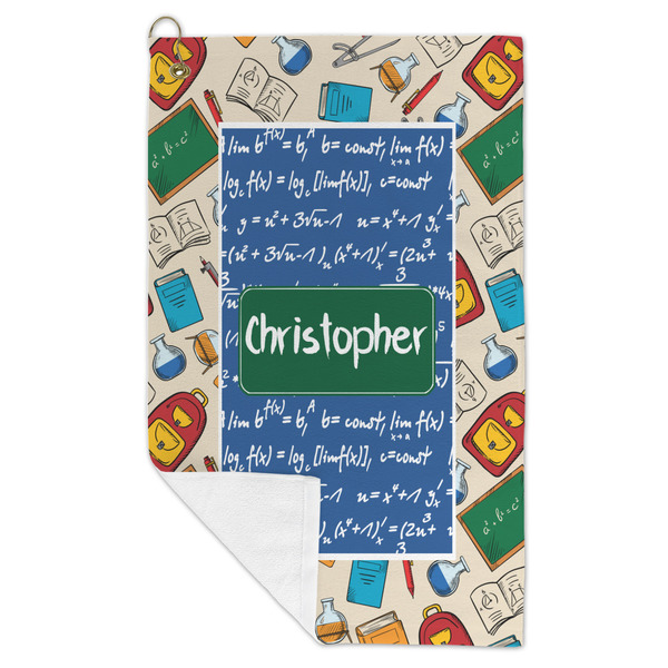 Math Lesson Microfiber Golf Towels - FOLD