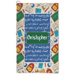 Math Lesson Microfiber Golf Towel - Large (Personalized)