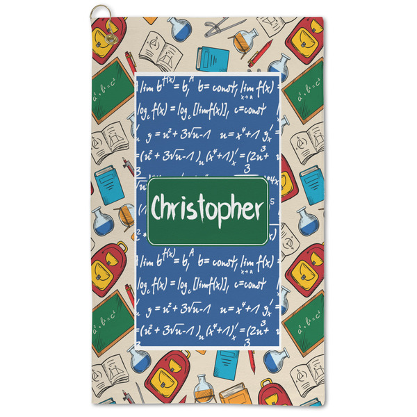 Custom Math Lesson Microfiber Golf Towel (Personalized)