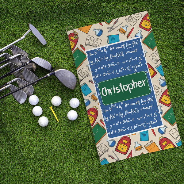 Math Lesson Microfiber Golf Towels - LIFESTYLE