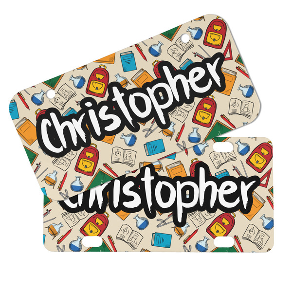 Math Lesson Mini License Plates - MAIN (4 and 2 Holes)