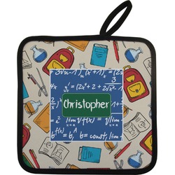 Math Lesson Pot Holder w/ Name or Text