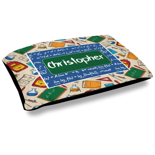 Custom Math Lesson Outdoor Dog Bed - Large (Personalized)