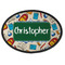 Math Lesson Oval Patch