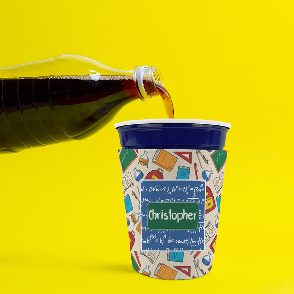 Math Lesson Party Cup Sleeves - without bottom - Lifestyle