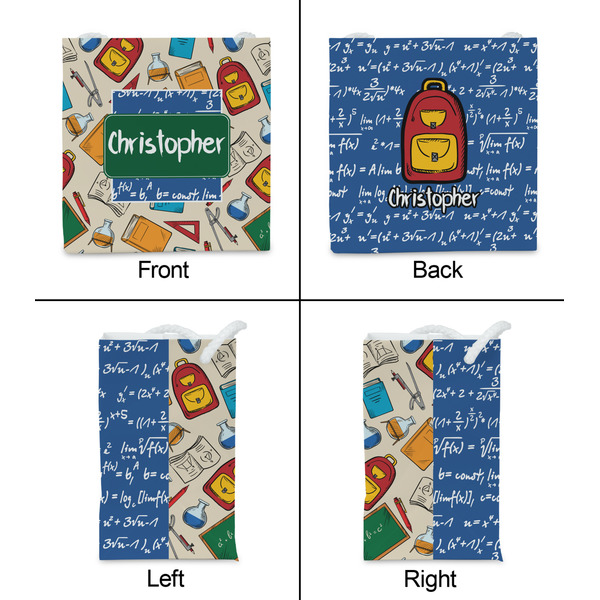 Math Lesson Party Favor Gift Bag - Matte - Approval