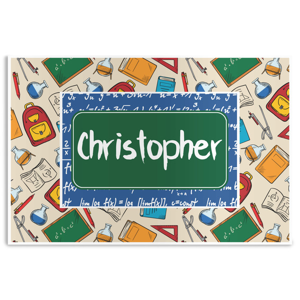 Custom Math Lesson Disposable Paper Placemats (Personalized)