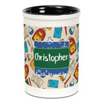 Math Lesson Ceramic Pencil Holders - Black