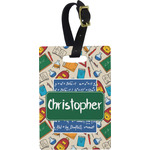 Math Lesson Plastic Luggage Tag - Rectangular w/ Name or Text