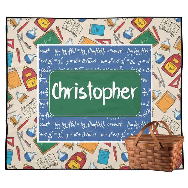 Custom Math Lesson Outdoor Picnic Blanket (Personalized)