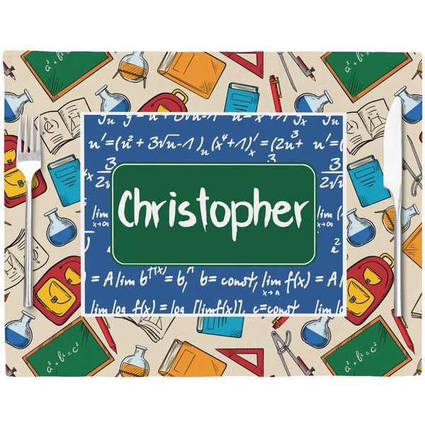 Math Lesson Placemat with Props