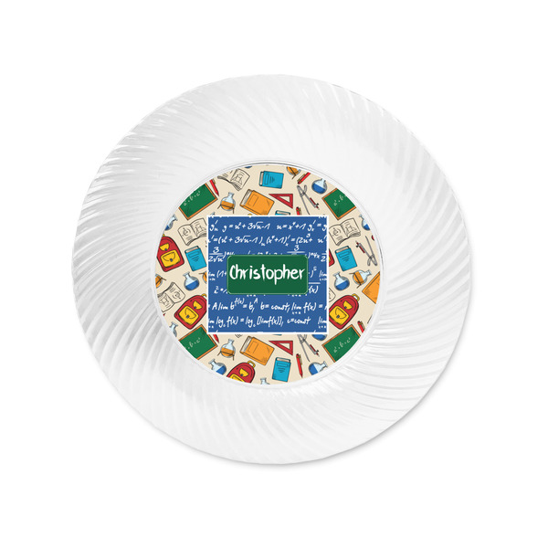 Math Lesson Plastic Party Appetizer & Dessert Plates - Approval