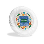 Math Lesson Plastic Party Appetizer & Dessert Plates - 6" (Personalized)