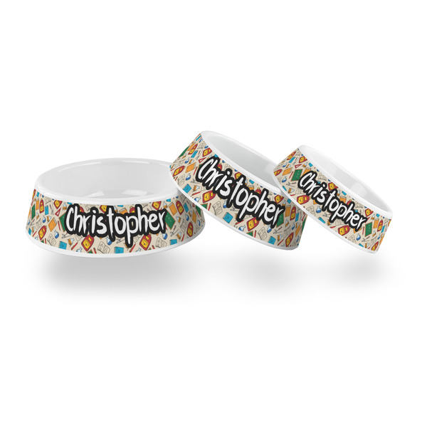 Math Lesson Plastic Pet Bowls - PARENT MAIN