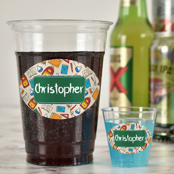 Math Lesson Plastic Shot Glasses - In Context