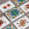 Math Lesson Playing Cards - Front & Back View
