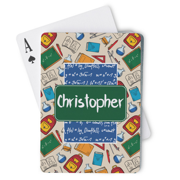 Custom Math Lesson Playing Cards (Personalized)