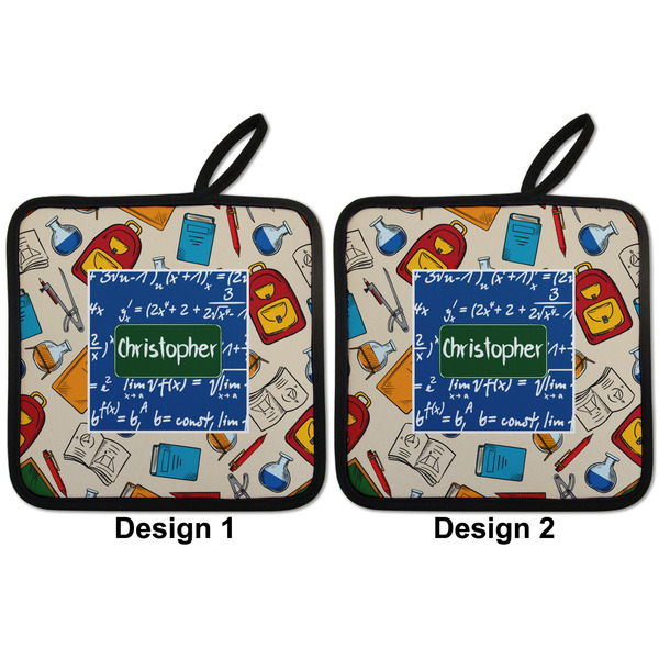 Math Lesson Pot Holders - Set of 2 APPROVAL