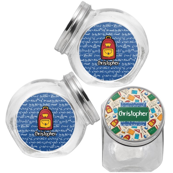 Math Lesson Puppy Treat Jar - Top Left Right